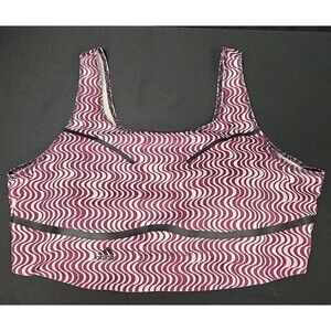 Adidas Women's Red Stella Mccartney True Purpose Training Crop Top Size 3X New